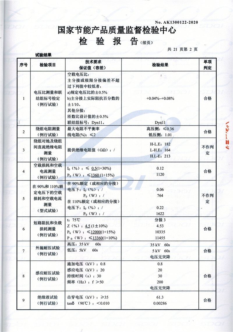 高低压试验报告-S11-1250昭通昭通昭通油浸式变压器-2.jpg
